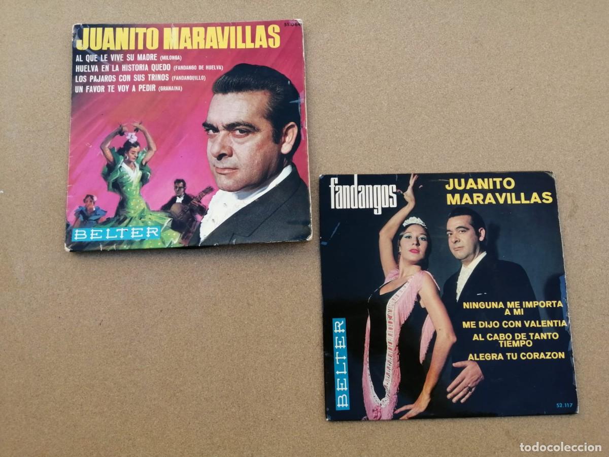 Discos de vinilo: DOS DISCOS SINGLE JUANITO MARAVILLAS - Foto 1