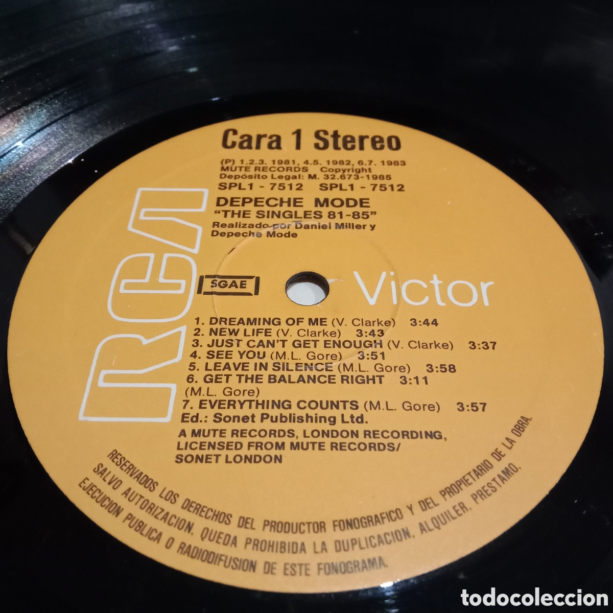 Discos de vinilo: DEPECHE MODE - THE SINGLES 81-85 - LP GATEFOLD - Foto 5