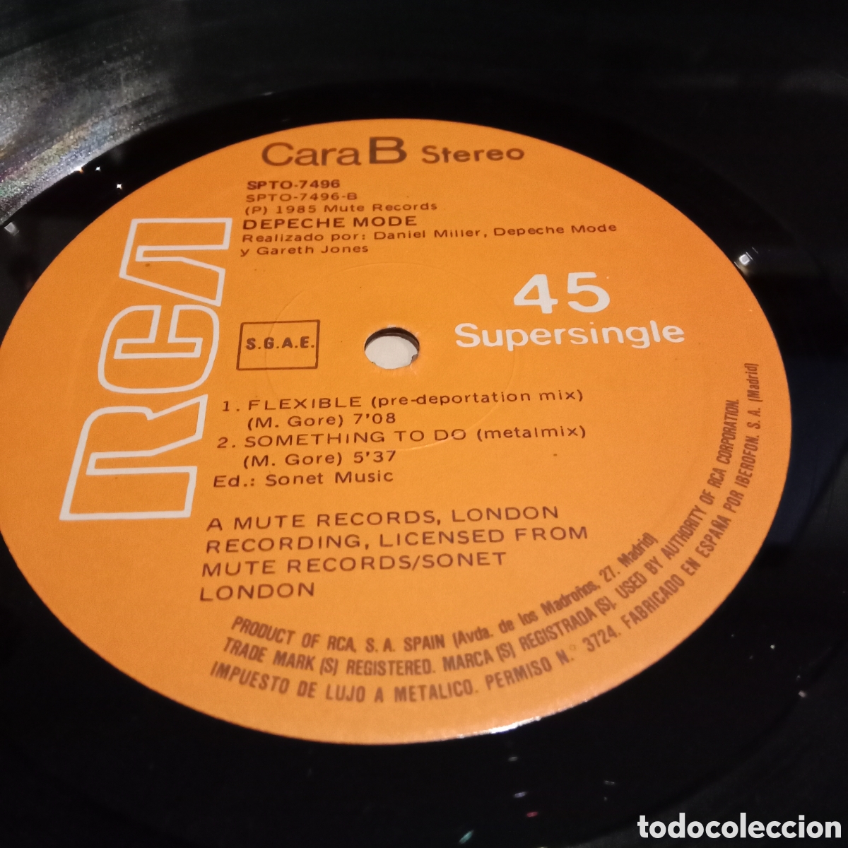Discos de vinilo: DEPECHE MODE - SHAKE THE DISEASE = DESHAZTE DEL MAL - VINILO 12&rdquo; - Foto 4