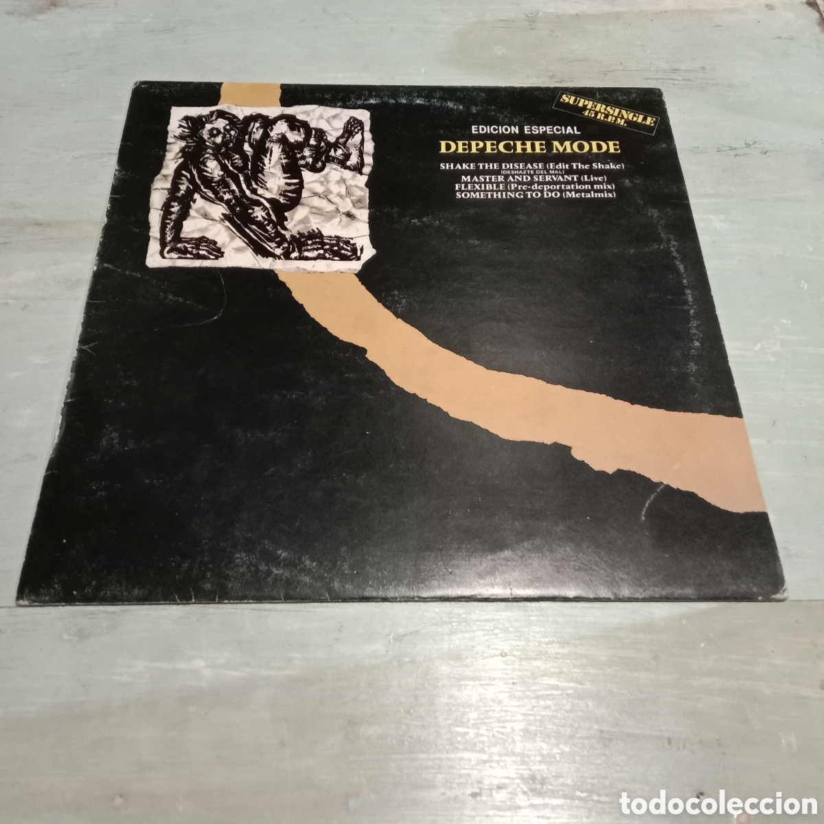 Discos de vinilo: DEPECHE MODE - SHAKE THE DISEASE = DESHAZTE DEL MAL - VINILO 12&rdquo; - Foto 1