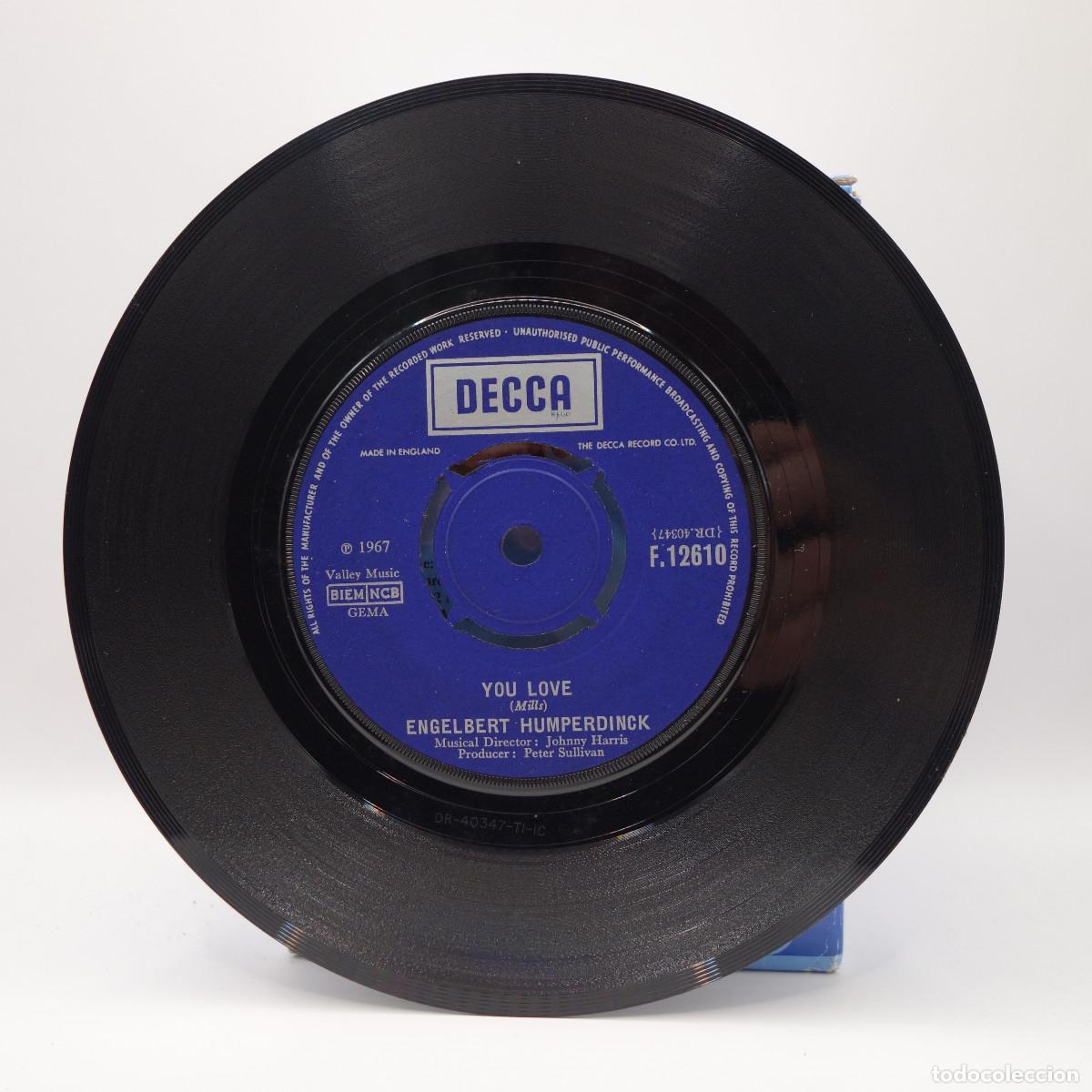 Discos de vinilo: ENGELBERT HUMPERDINCK - YOU LOVE - Foto 3
