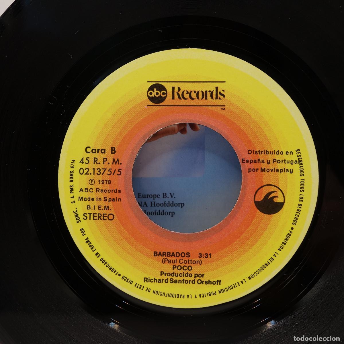 Discos de vinilo: POCO - LOCO AMOR - BARBADOS - Foto 4