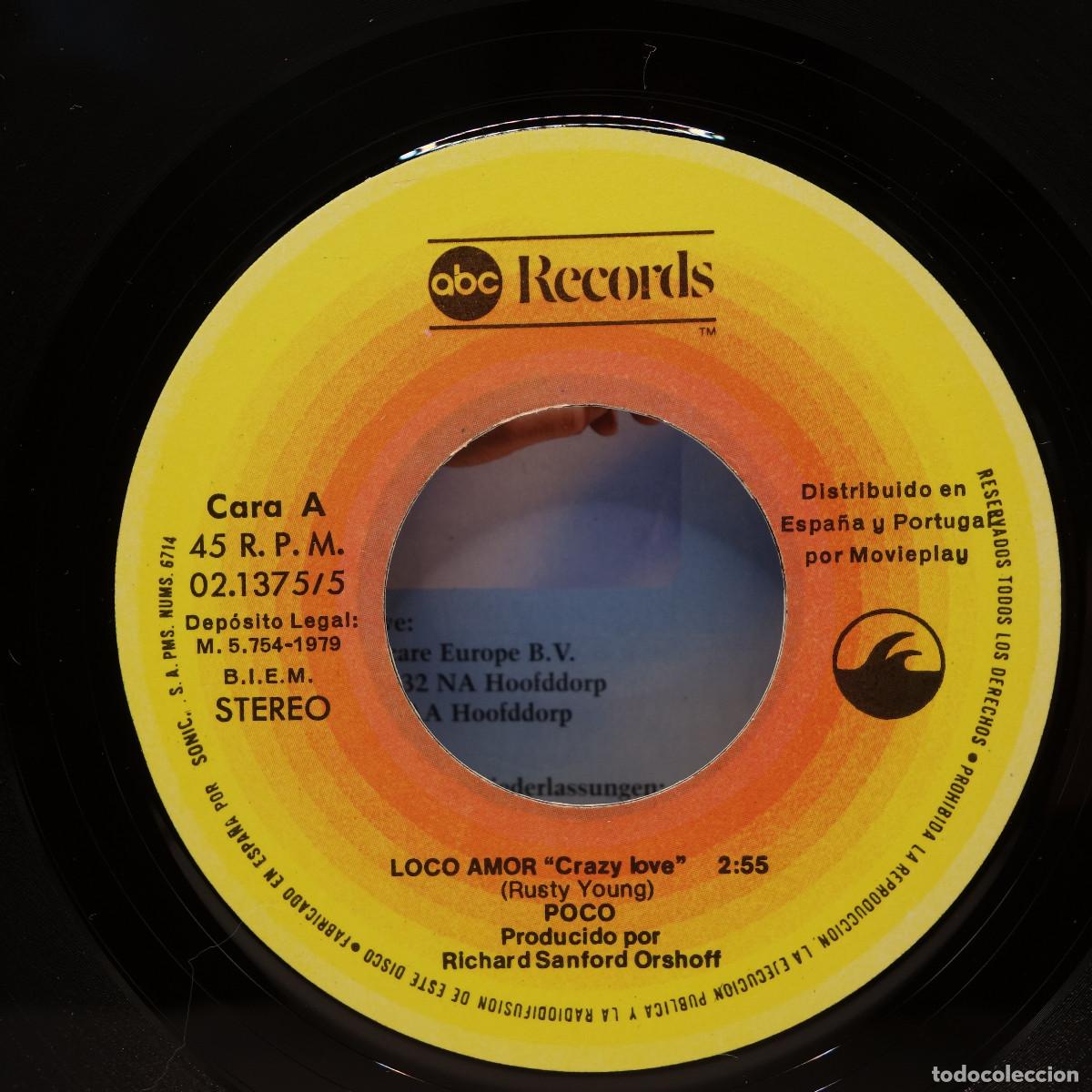 Discos de vinilo: POCO - LOCO AMOR - BARBADOS - Foto 6
