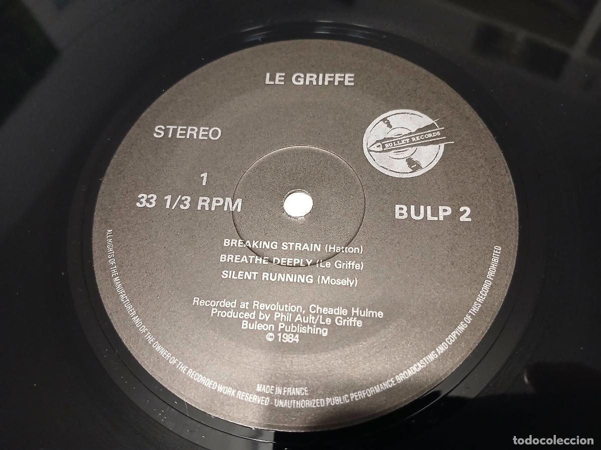 Discos de vinilo: Le Griffe &ndash; Breaking Strain- (1984) LP disco vinilo - Foto 2