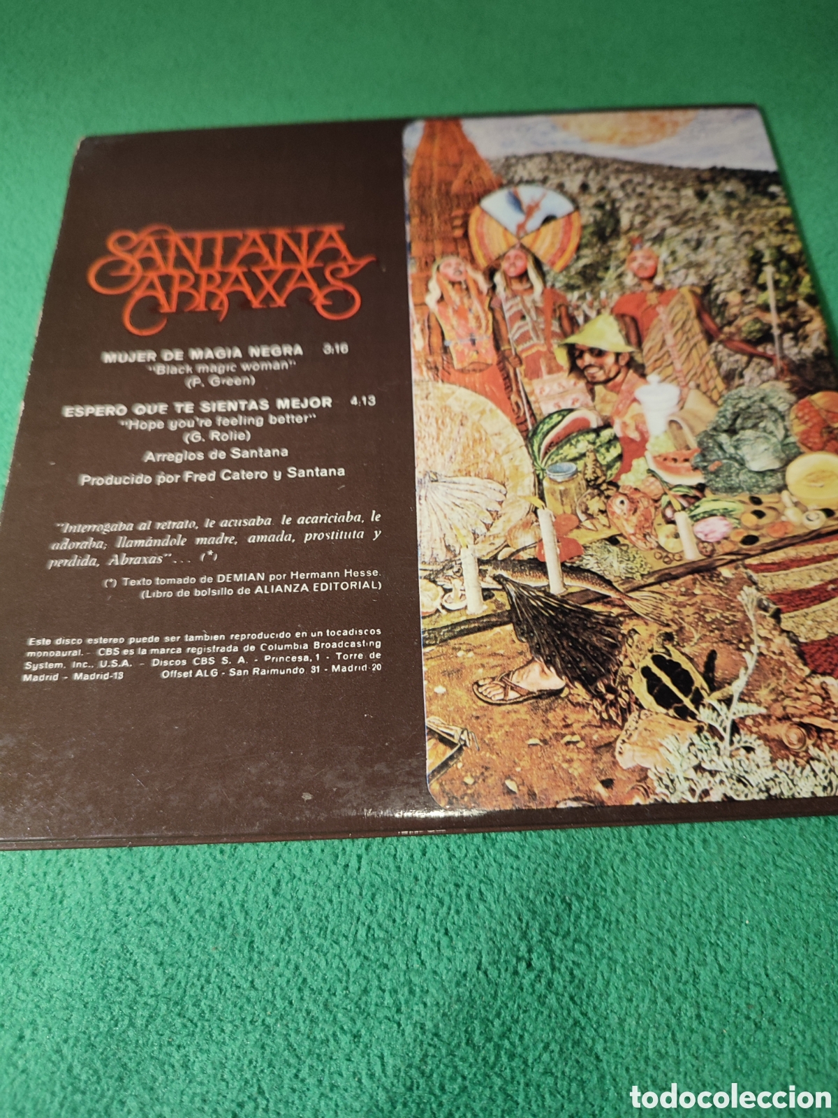 Discos de vinilo: Santana - Mujer de magia negra - Foto 4