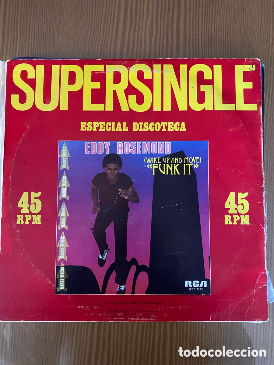Discos de vinilo: Disco de Vinilo (Maxi) Eddy Rosemond &ldquo;Funk it&rdquo; - Foto 2