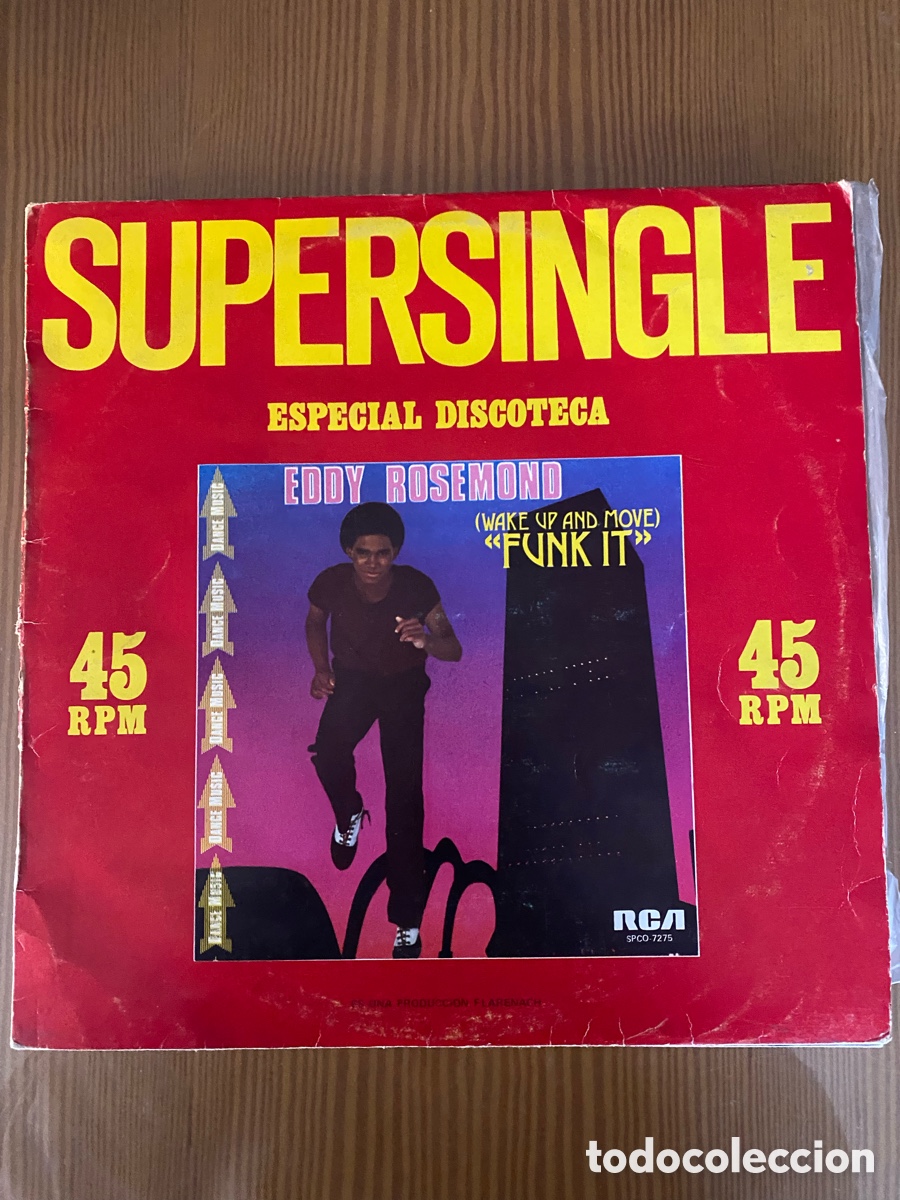 Discos de vinilo: Disco de Vinilo (Maxi) Eddy Rosemond &ldquo;Funk it&rdquo; - Foto 1