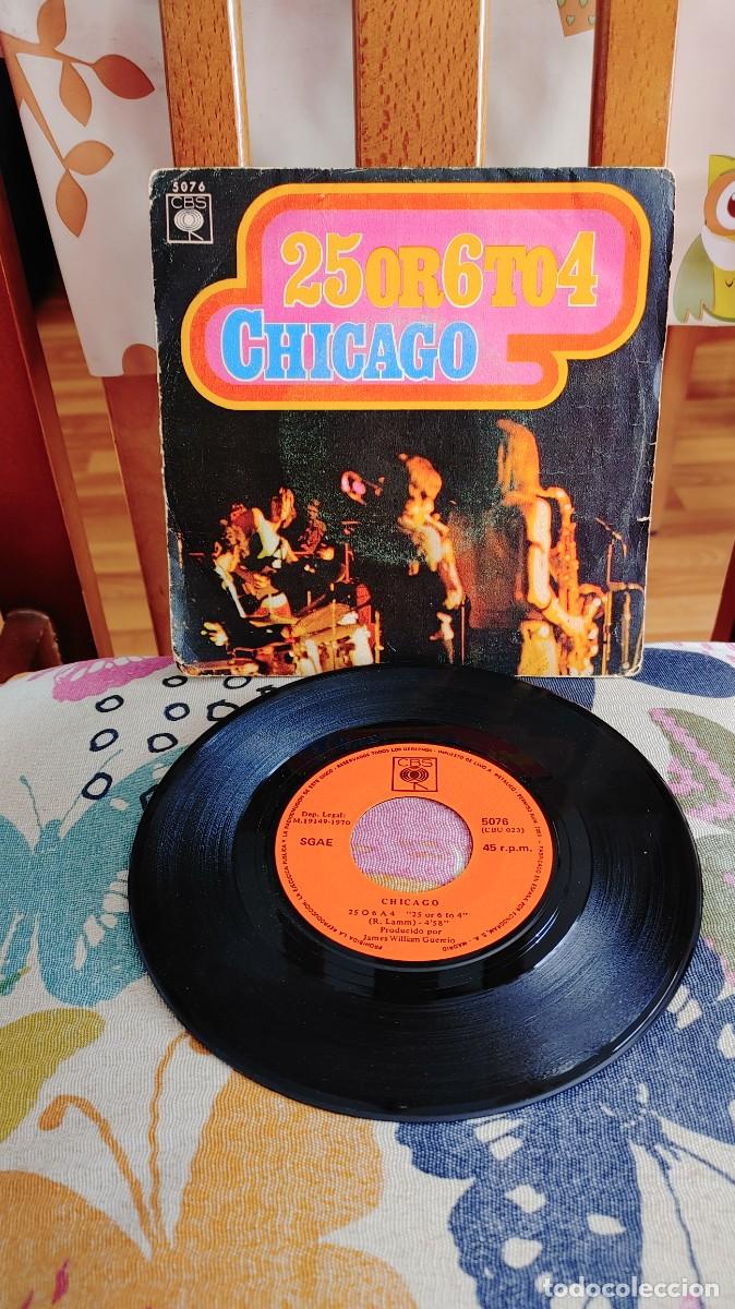 Discos de vinilo: CHICAGO-SINGLE 25 OR 6 TO 4 - Foto 1