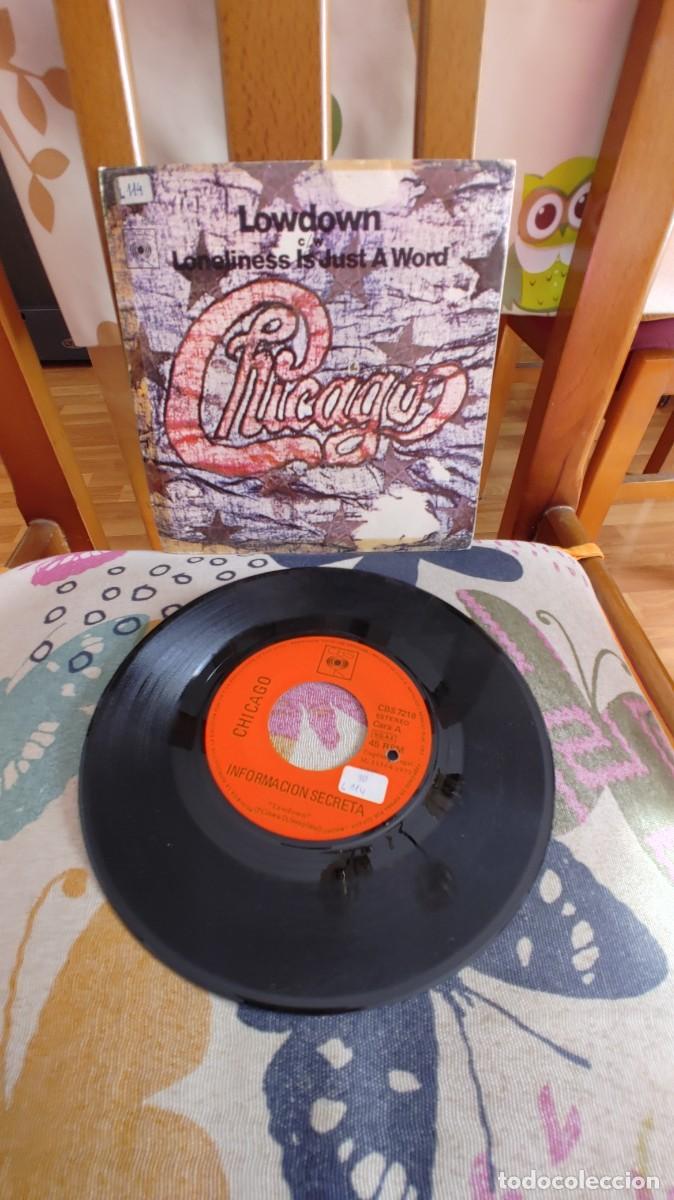 Discos de vinilo: CHICAGO-SINGLE LOWDOWN - Foto 1