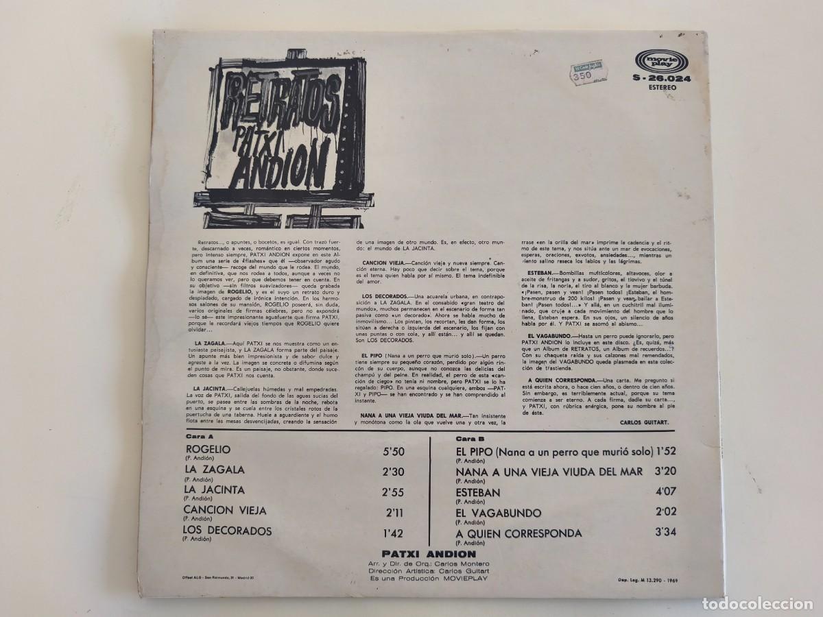 Discos de vinilo: Patxi Andi&oacute;n &ndash; Retratos - Foto 2