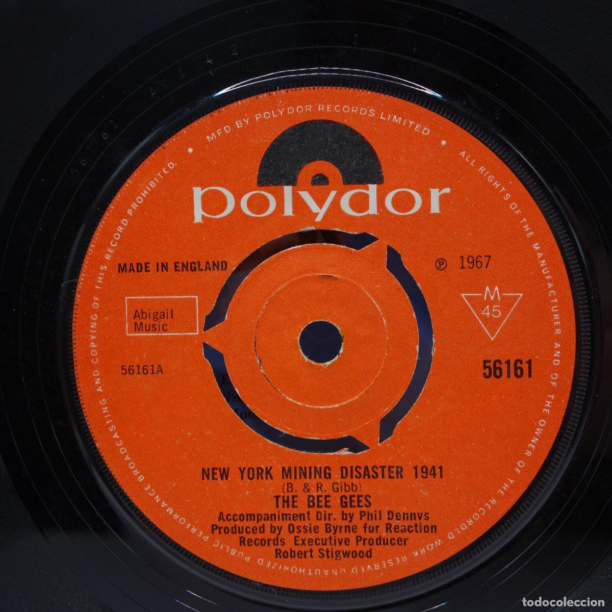Discos de vinilo: BEE GEES - NEW YORK MINING DISASTER 1941 - Foto 4
