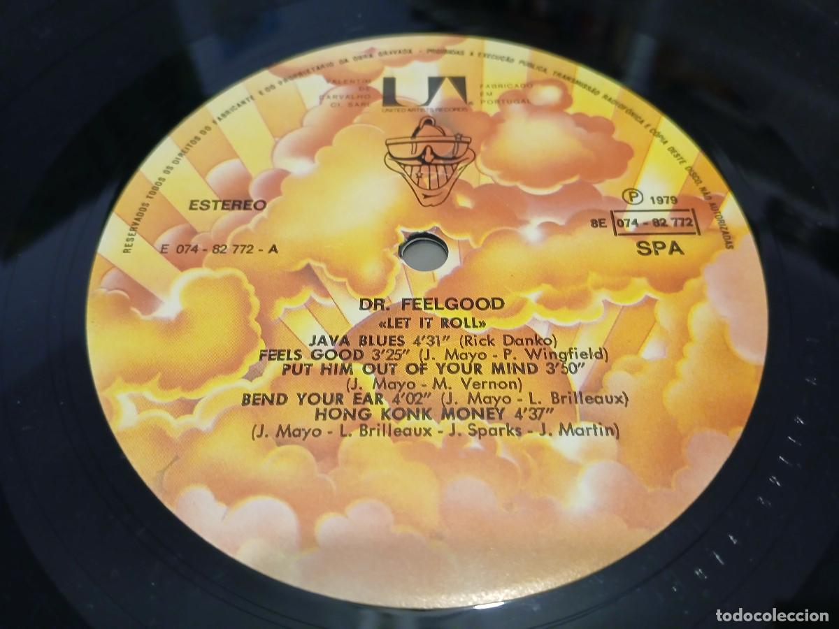 Discos de vinilo: Dr. Feelgood &ndash; Let It Roll- (1979) LP disco vinilo - Foto 3