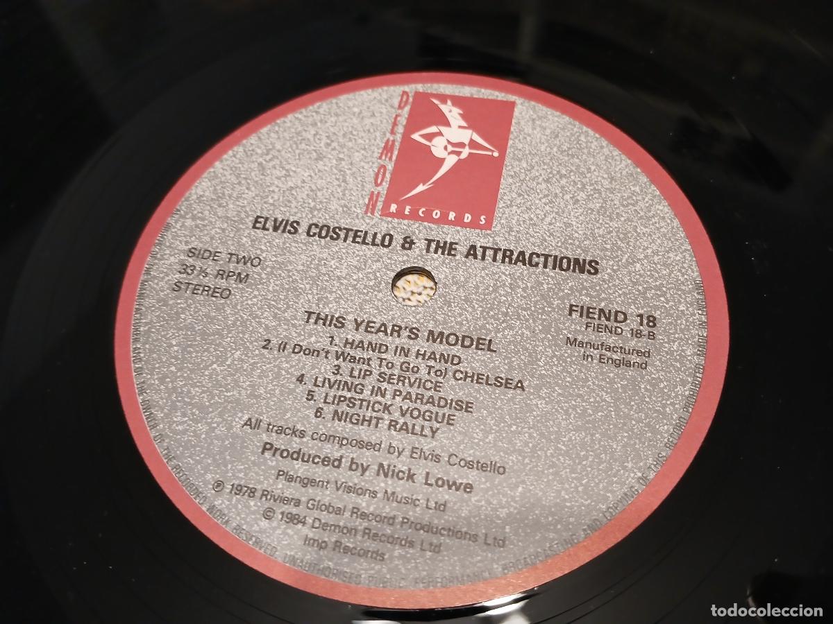 Discos de vinilo: Elvis Costello &ndash; This Years Model- (1984) LP disco vinilo - Foto 2