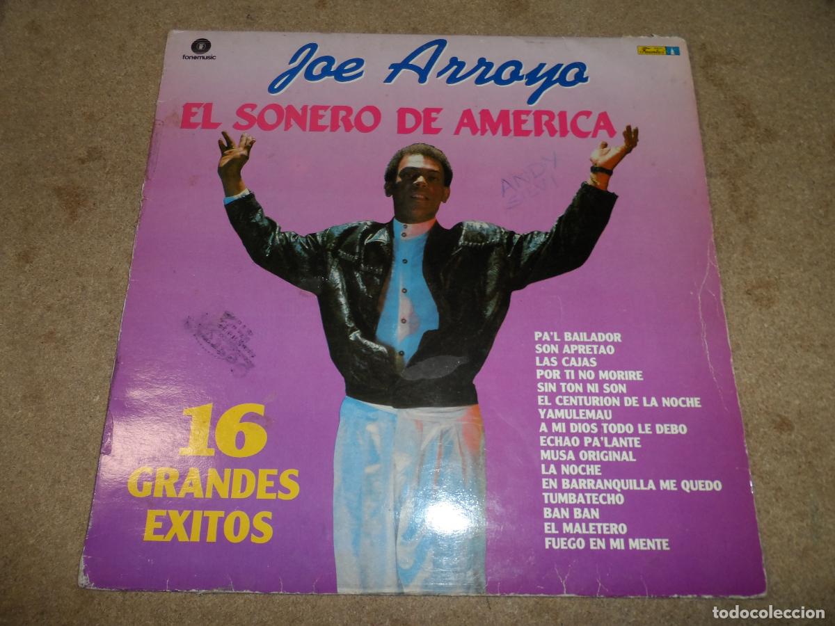 Discos de vinilo: Joe Arroyo &ndash; El Sonero De America: 16 Grandes Exitos (SPAIN 1991) - Foto 1