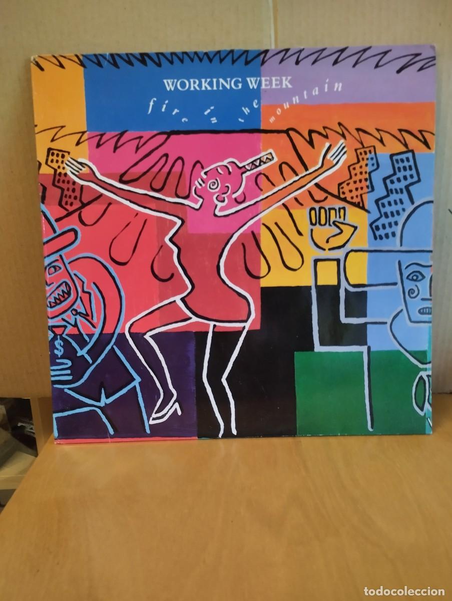 Discos de vinilo: WORKING WEEK ----- FIRE IN THE MOUNTAIN - Foto 1