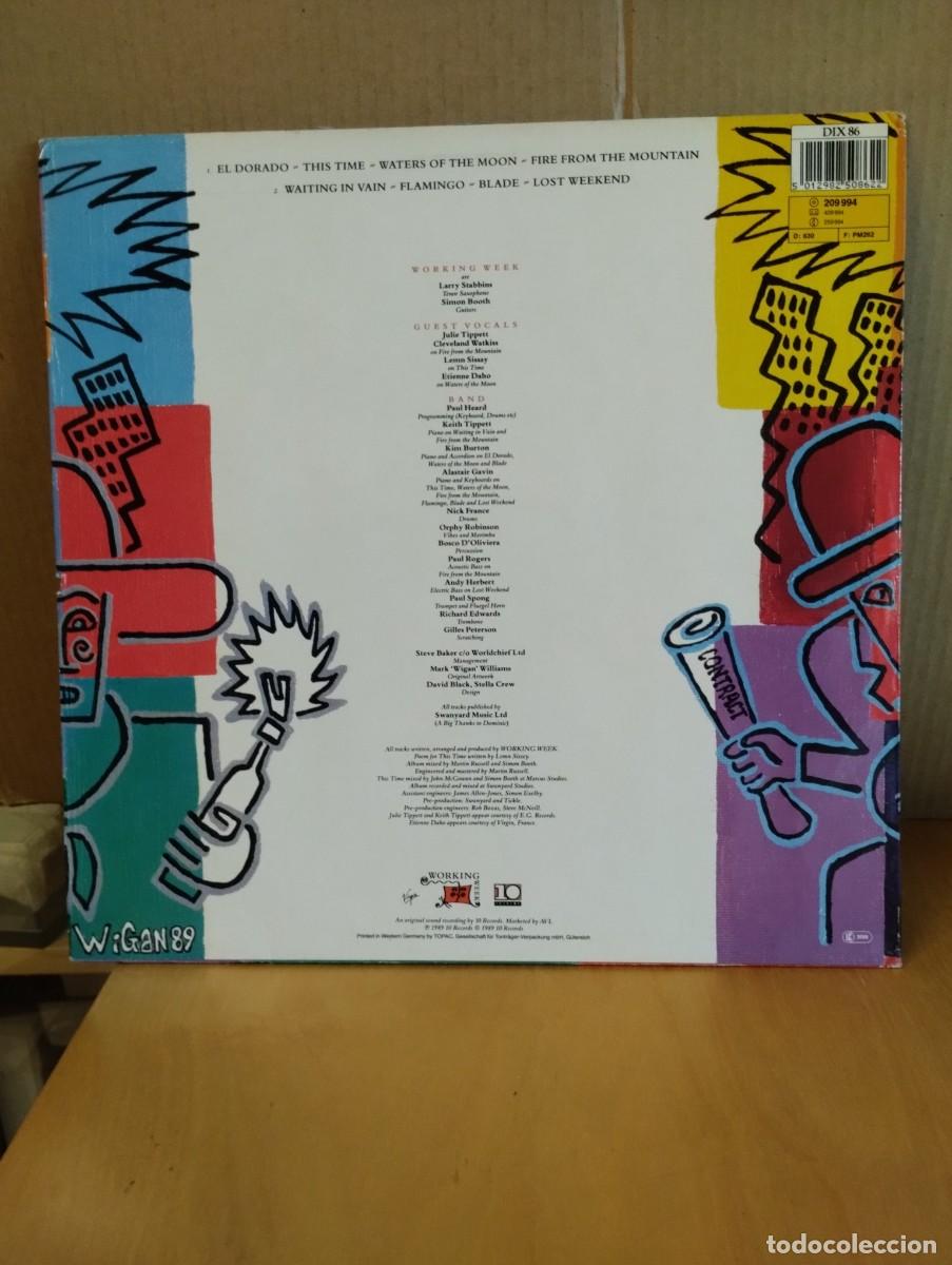 Discos de vinilo: WORKING WEEK ----- FIRE IN THE MOUNTAIN - Foto 2
