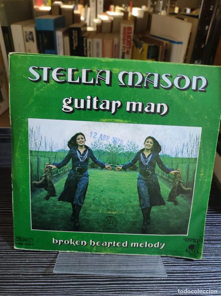 Discos de vinilo: Stella Mason &ndash; Guitar Man / Broken Hearted Melody - Foto 2