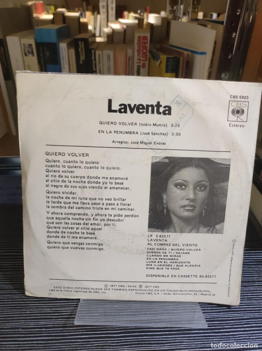 Discos de vinilo: Laventa &ndash; Quiero Volver - Foto 2
