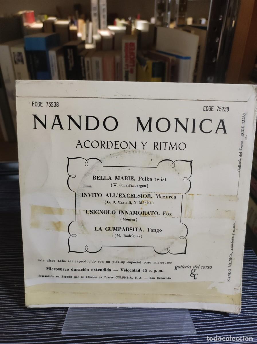 Discos de vinilo: NANDO MONICA ACORDEON Y RITMO - Foto 2