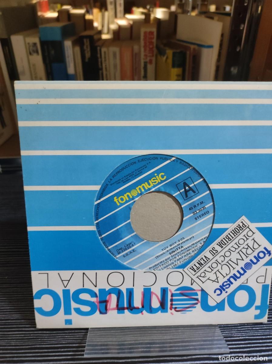 Discos de vinilo: SINITTA TOY BOY FONOMUSIC - Foto 1