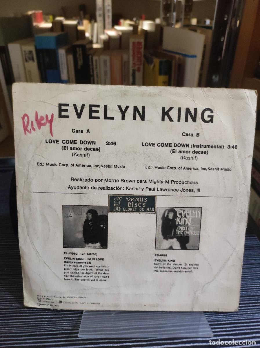 Discos de vinilo: EVELYN KING LOVE COME DOWN - Foto 2