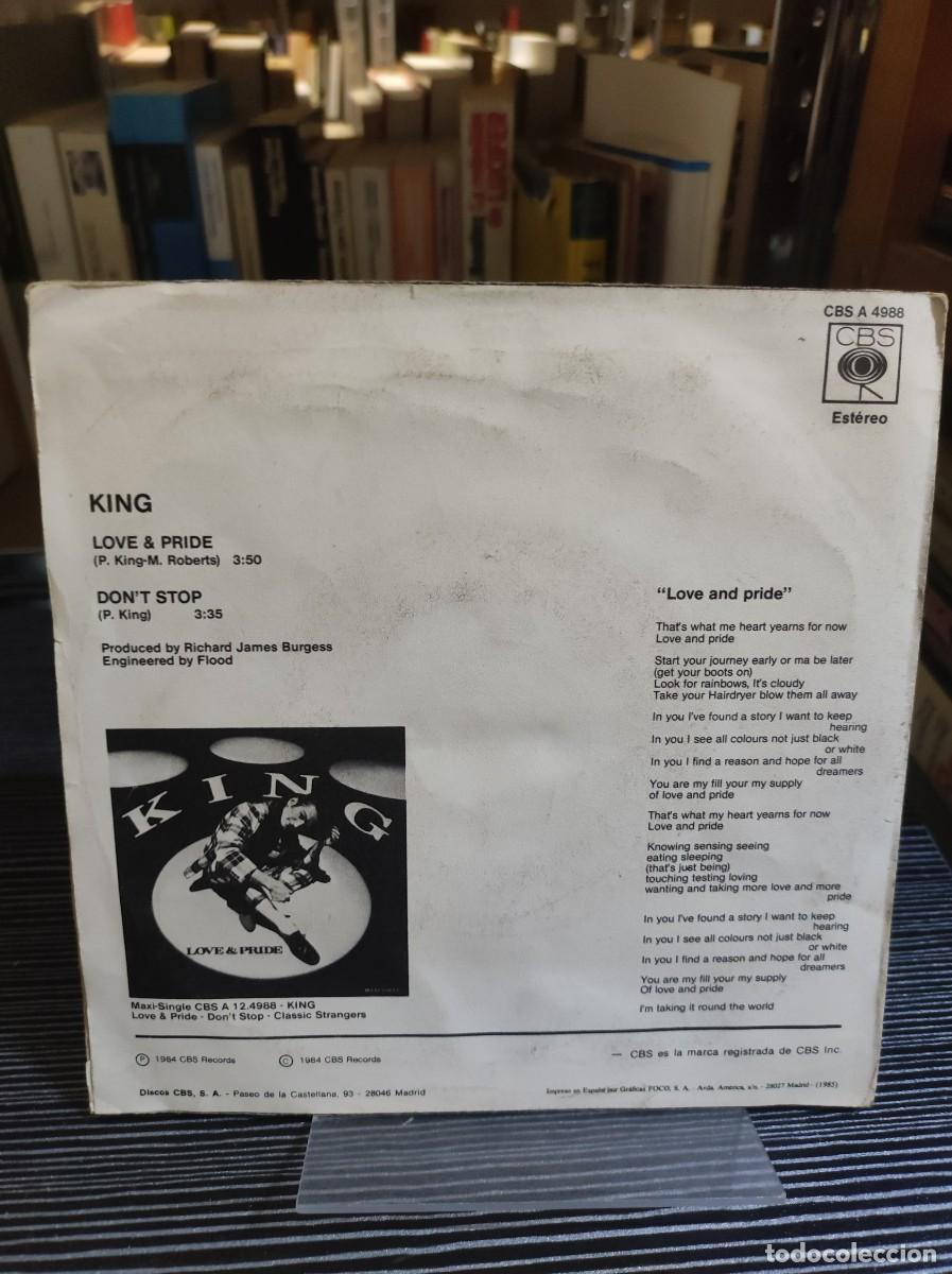 Discos de vinilo: King &ndash; Love & Pride . - Foto 2