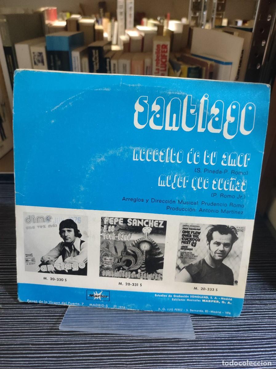 Discos de vinilo: Santiago &ndash; Necesito De Tu Amor - Foto 2