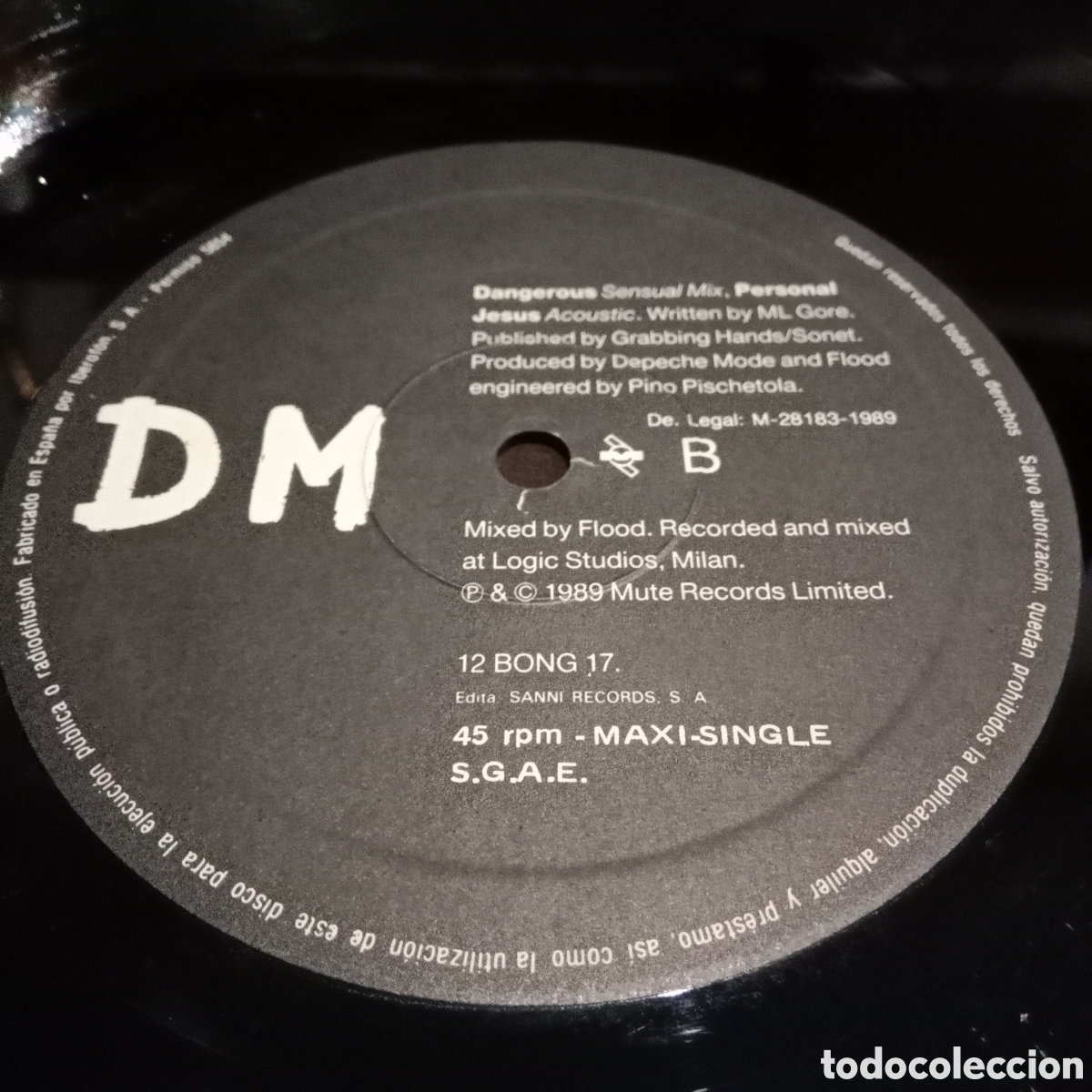 Discos de vinilo: DEPECHE MODE - PERSONAL JESUS - MAXI-SINGLE 12&rdquo; - Foto 7