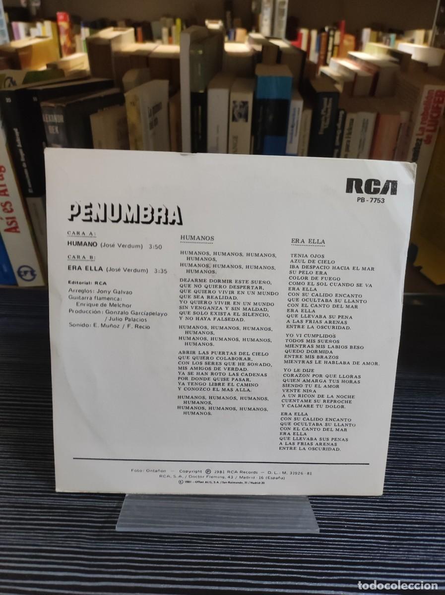 Discos de vinilo: Penumbra &ndash; Humano / Era Ella - Foto 2