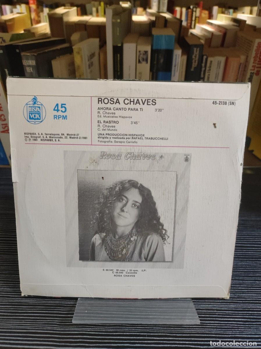 Discos de vinilo: Rosa Chaves &ndash; Ahora Canto Para Ti - Foto 2