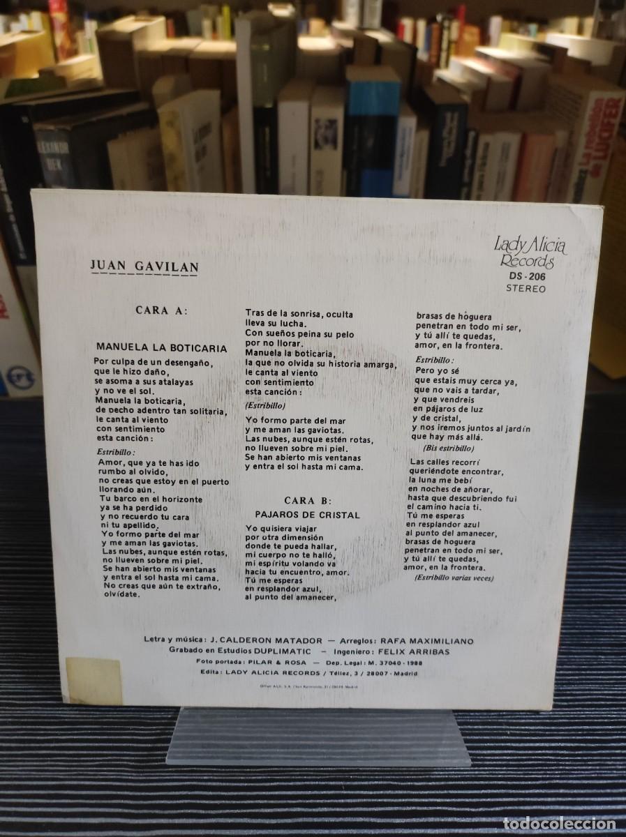 Discos de vinilo: Juan Gavilan &ndash; Manuela La Boticaria - Foto 2