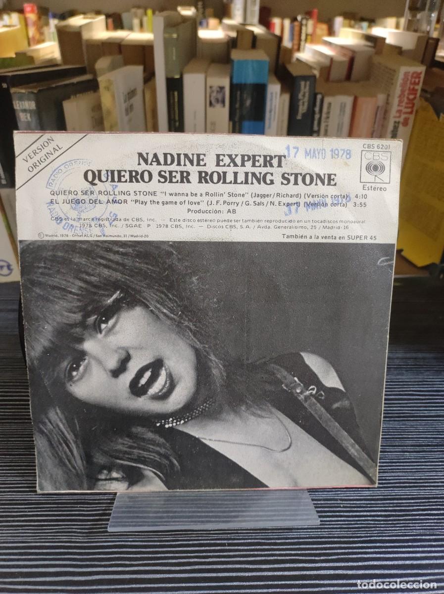 Discos de vinilo: Nadine Expert &ndash; Quiero Ser Rolling Stone - Version Original - Foto 2