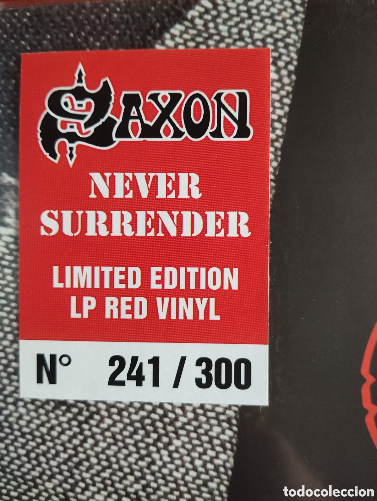 Discos de vinilo: Saxon - Never Surrender - LP - Foto 2