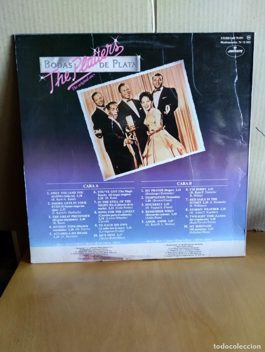 Discos de vinilo: THE PLATTERS ---- BODAS DE PLATA - Foto 2