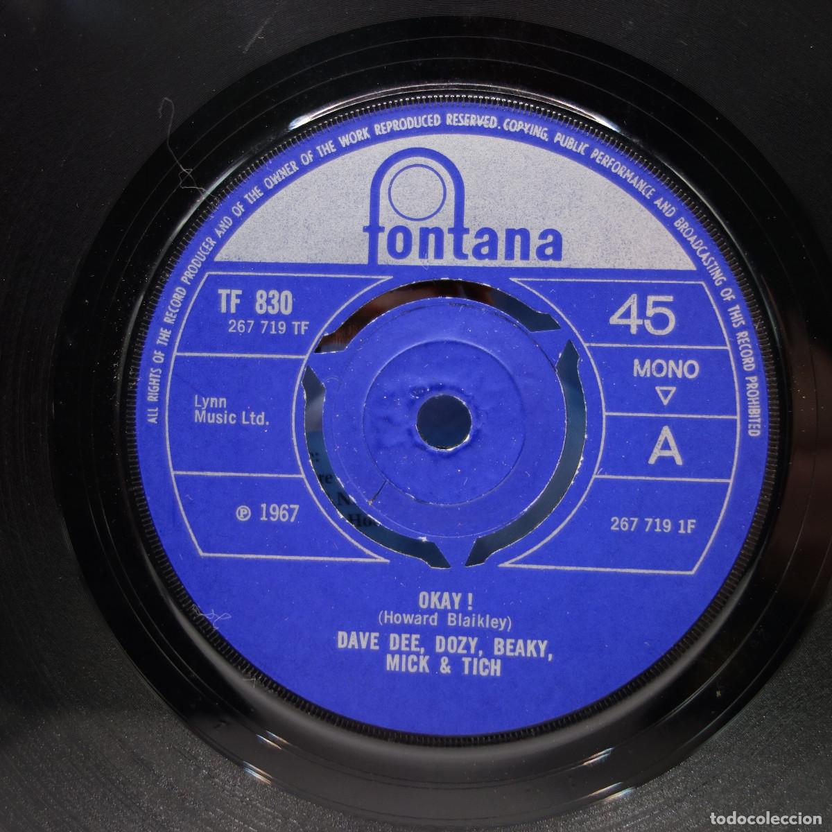 Discos de vinilo: DAVE DEE DOZY BEAKY MICK & TICH - OKAY - Foto 4