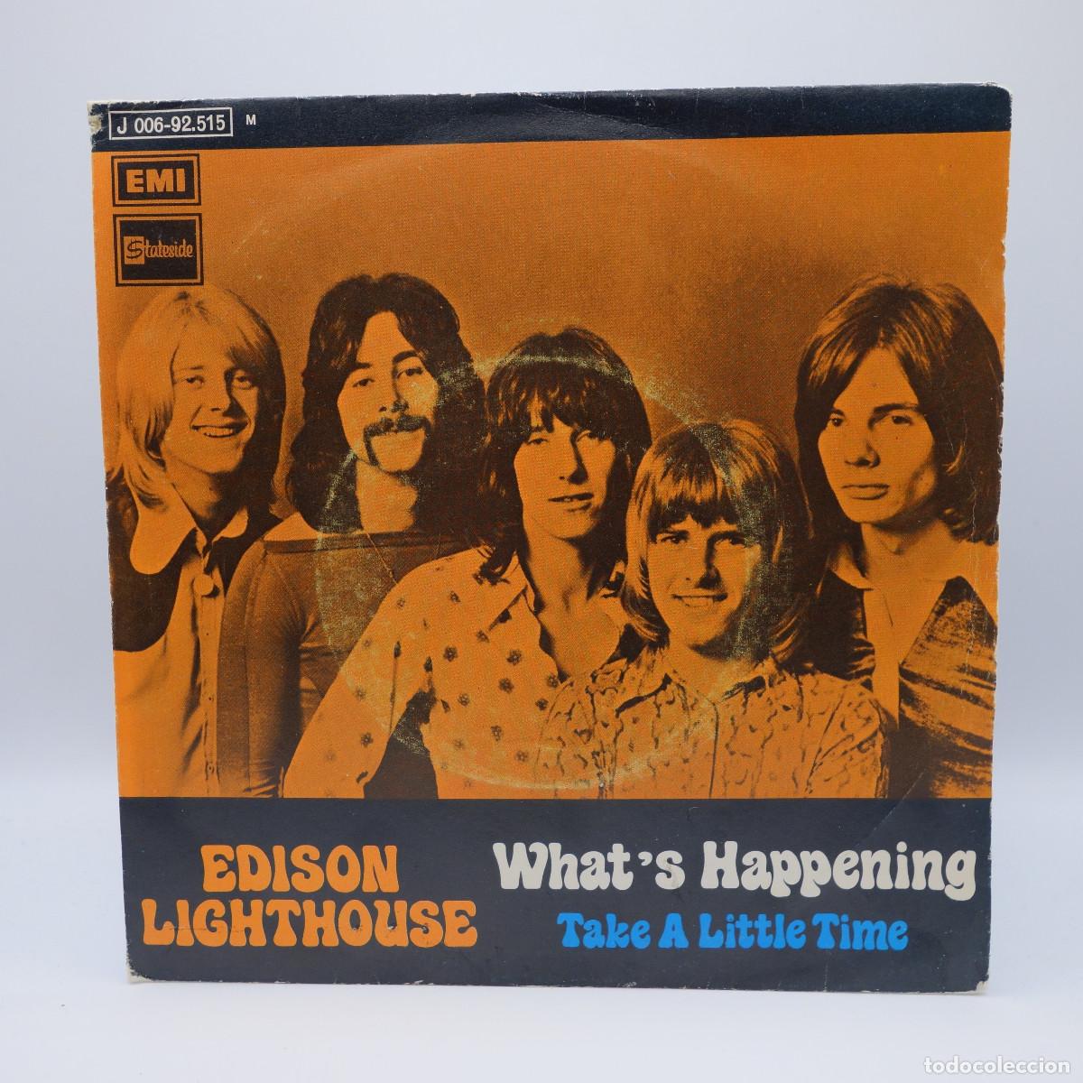 Discos de vinilo: EDISON LIGHTHOUSE - WHATS HAPPENING - Foto 1