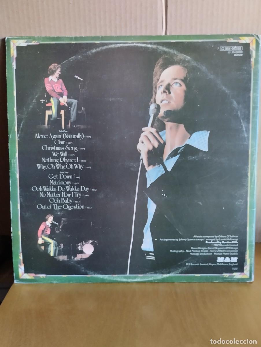 Discos de vinilo: GILBERT O&acute;SULLIVAN ---- GREATEST HITS - Foto 2