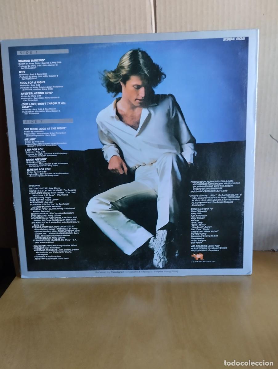 Discos de vinilo: ANDY GIBB ---- SHADOW DANCING - Foto 2
