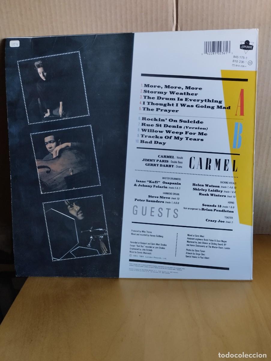 Discos de vinilo: CARMEL --- THE DRUM IS EVERY THING - Foto 2