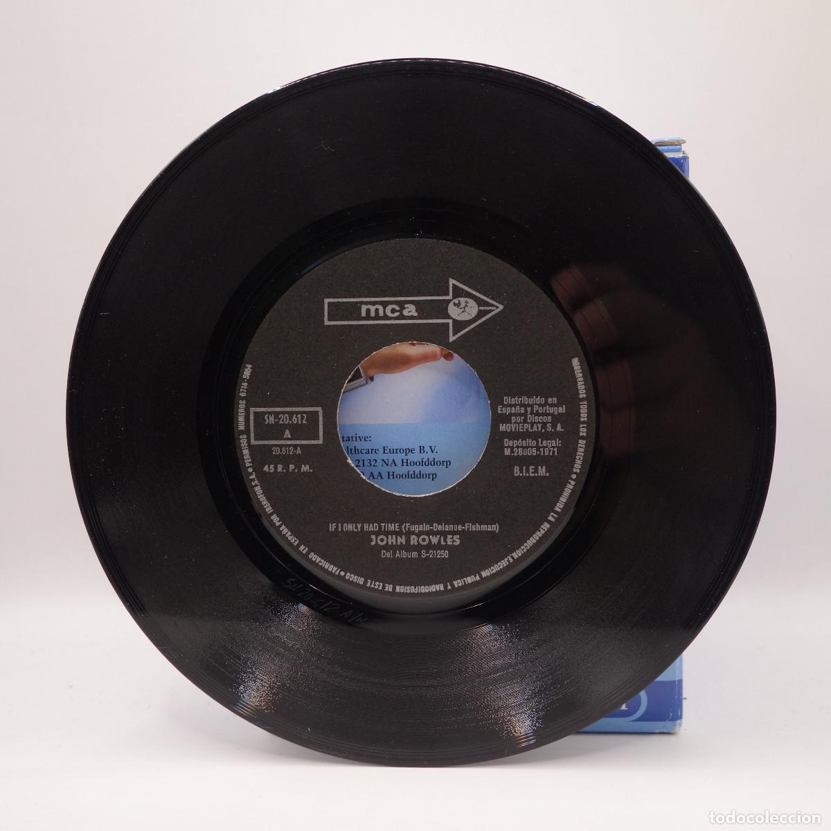 Discos de vinilo: JOHN ROWLES - IF I ONLY HAD TIME - Foto 5