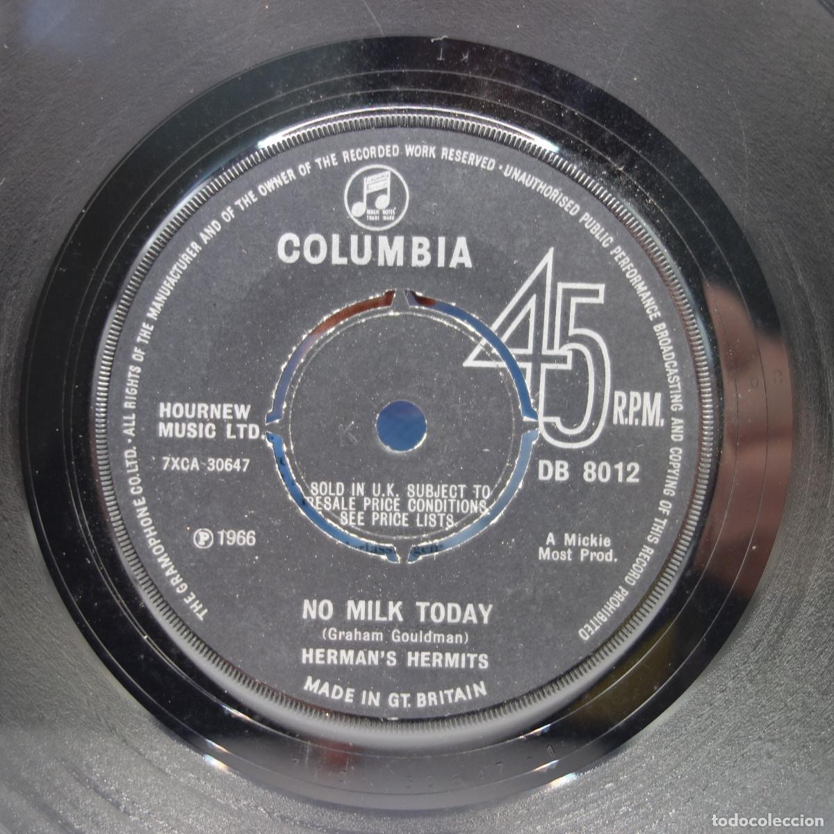 Discos de vinilo: HERMANS HERMITS - NO MILK TODAY - Foto 4