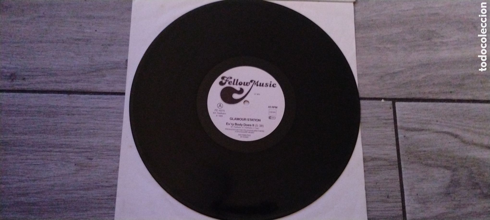 Discos de vinilo: GLAMOUR STATION-EVRY BODY DOES IT-MAXI-IB - Foto 3