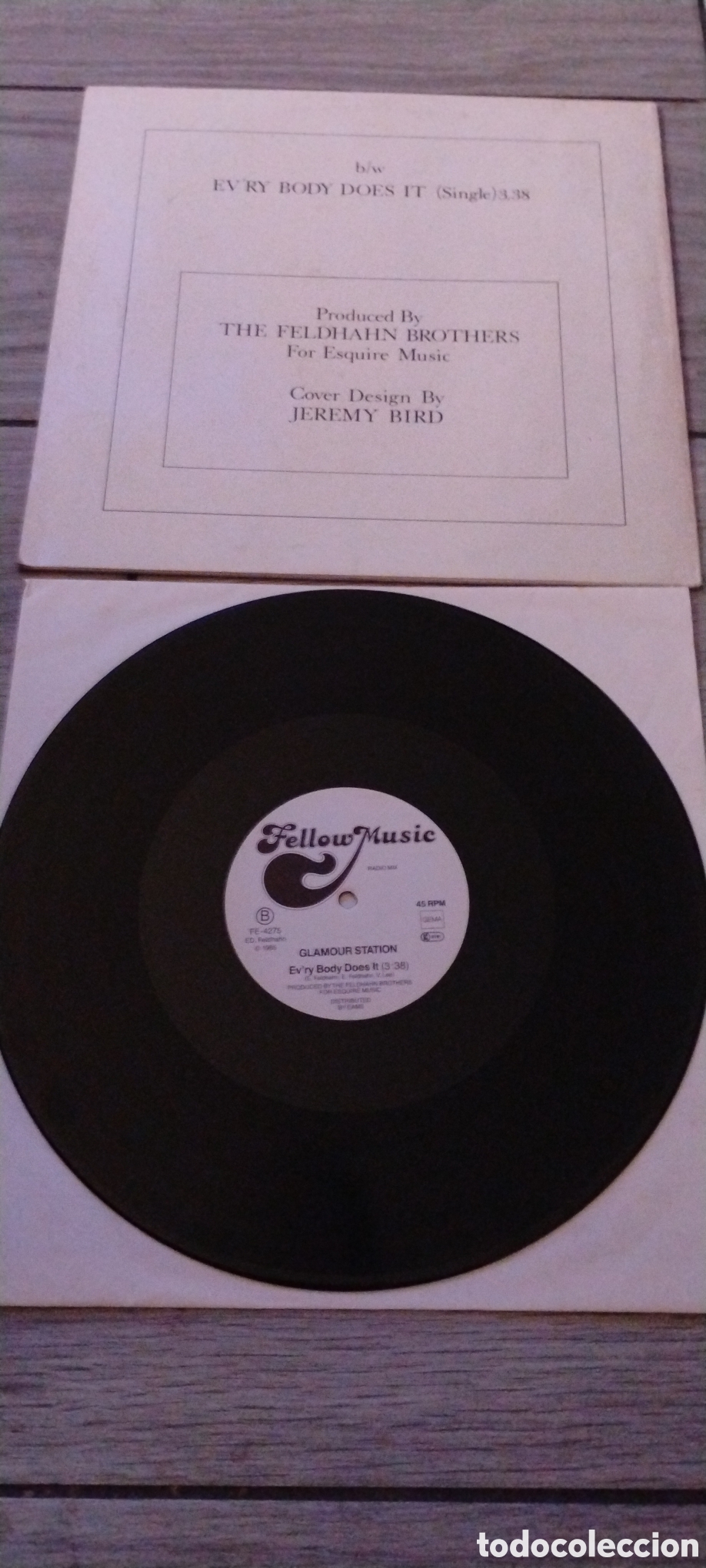 Discos de vinilo: GLAMOUR STATION-EVRY BODY DOES IT-MAXI-IB - Foto 4