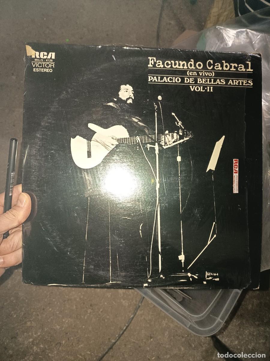 Discos de vinilo: LOTE 252, LP FACUNDO CABRAL ,( PALACIO DE BELLAS ARTES II) - Foto 1