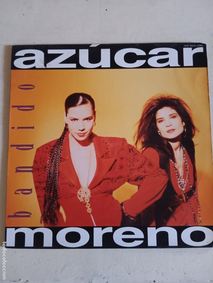Discos de vinilo: AZ&Uacute;CAR MORENO - BANDIDO - EPIC - 1990 - Foto 1