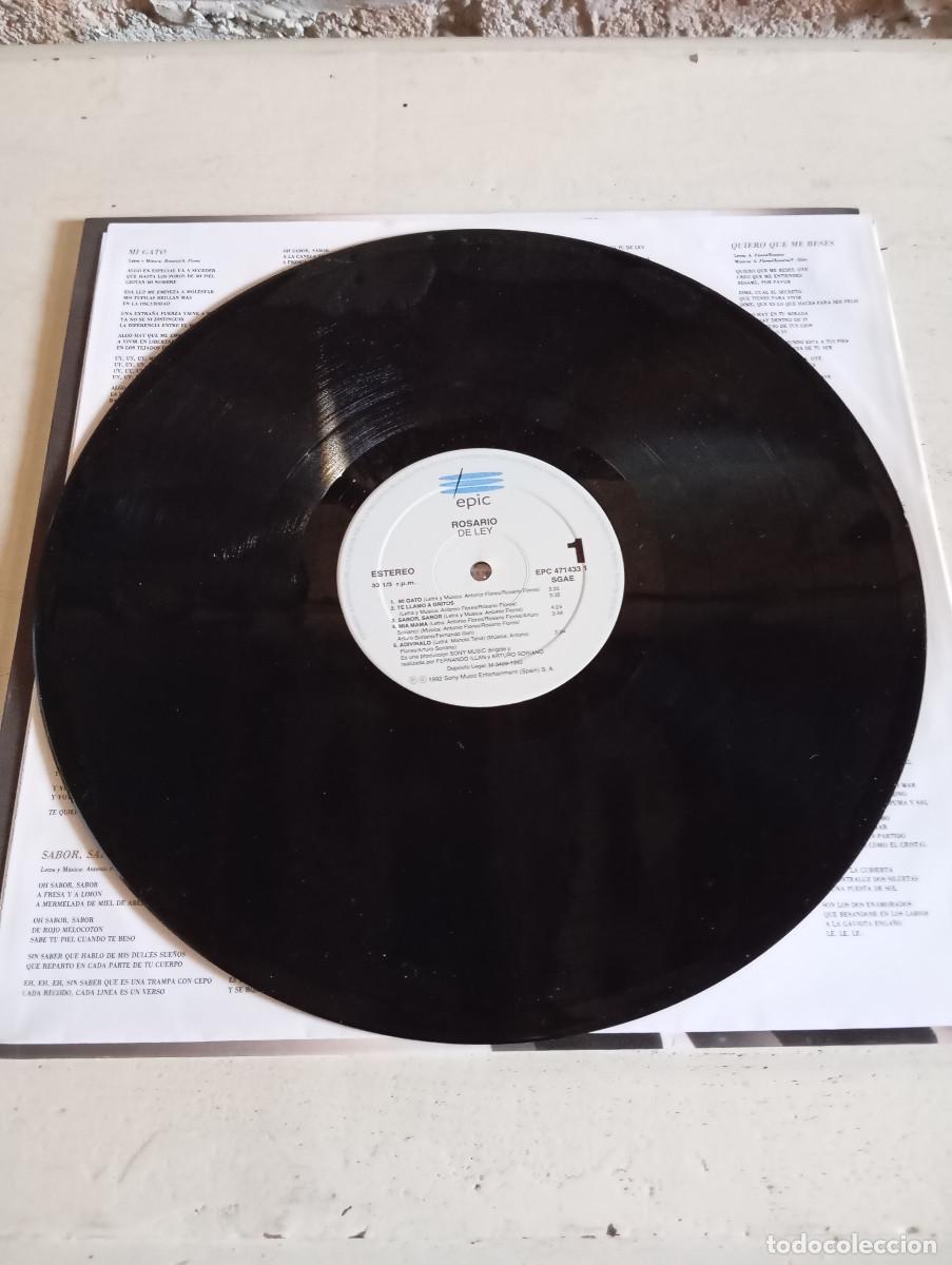 Discos de vinilo: ROSARIO - DE LEY - EPIC - 1992 - Foto 6