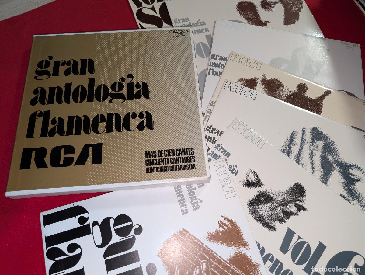 Disques de vinyle: GRAN ANTOLOGIA FLAMENCA 7LP 1971 RCA BOX CAJA EXCELENTE ESTADO