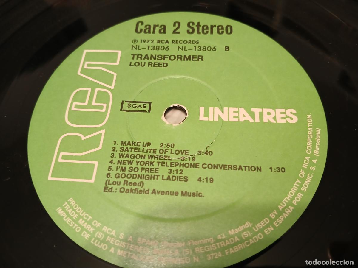 Discos de vinilo: Lou Reed &lrm;&ndash; Transformer- LP disco vinilo - Foto 2