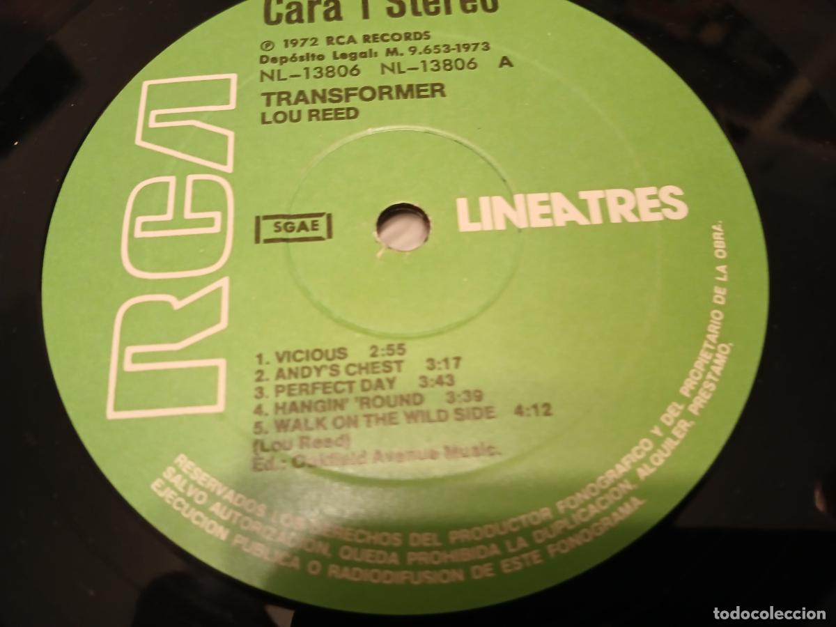 Discos de vinilo: Lou Reed &lrm;&ndash; Transformer- LP disco vinilo - Foto 3