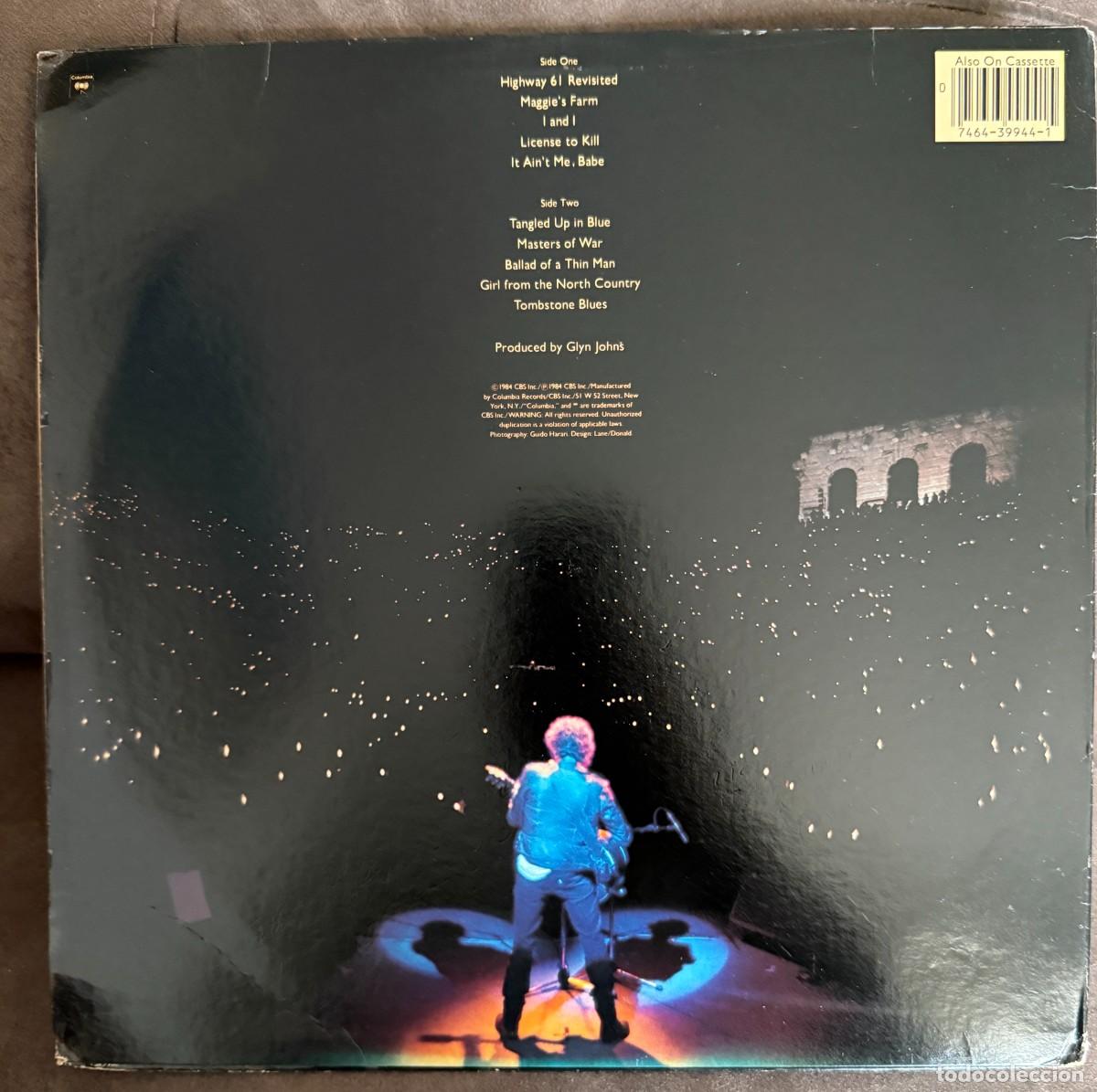 Discos de vinilo: Bob Dylan &lrm;&ndash; Real Live. Disco vinilo. Edic. US. 1984. - Foto 2